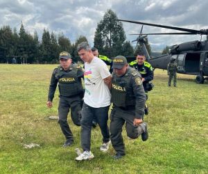 Harold Echeverry cuando era trasladado a cárcel de Cómbita.