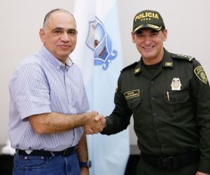 Alcalde Pinedo y el general Salamanca.