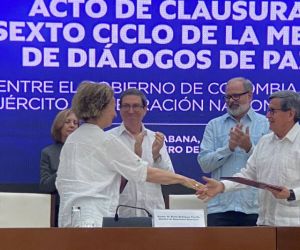 Cierre del sexto ciclo de diálogos entre el Gobierno y el ELN.