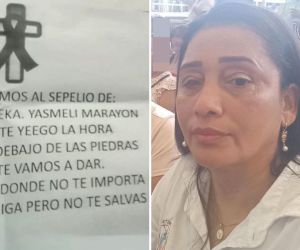 Líder Social del barrio Ciudad Equidad, Yasmeri Marañón Meriño.