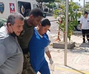 Uno de los ocho militares heridos en el sur dr Bolívar. Todos fueron trasladados a Barrancabermeja