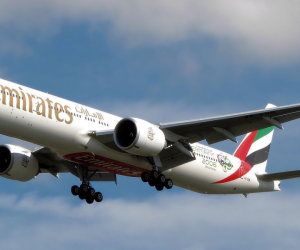 Aerolínea Emirates.