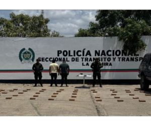 Capturados transportando marihuana en la vía Maicao - Riohacha  