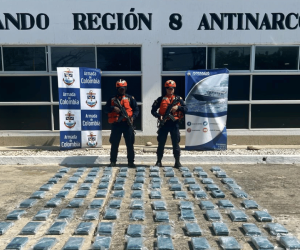 Incautan más de 100 kilos de cocaína en contenedores que saldrían del Puerto de Santa Marta