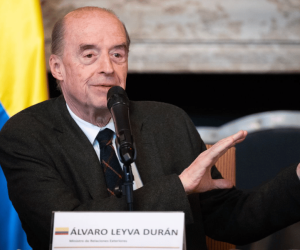 Canciller Álvaro Leyva 