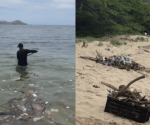 A pesar de 15 días de cierre, el Parque Tayrona fue encontrado lleno de basura