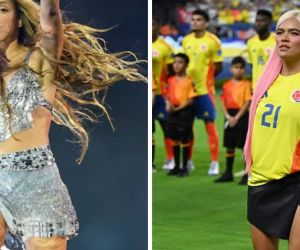 Shakira y Karol G en la copa América 2024