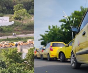 Bloqueos en la zona sur de la ciudad.