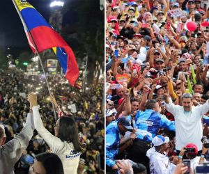 Chavismo y oposición demuestran fuerza en cierre de campaña electoral