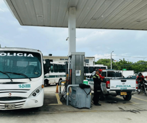 Distrito garantiza combustible a la fuerza pública para cumplir con sus funciones