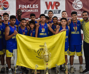 Ángeles de Santa Marta, campeón de torneo nacional U14 de baloncesto