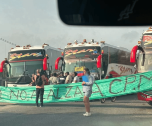 Cierre vía Barranquilla-Santa Marta