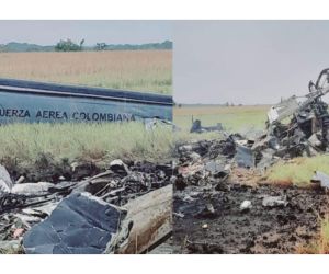La aeronave se precipitó a tierra en Cumaribo, Vichada.