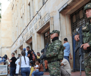 Ejército en Cúcuta tras la llegada de desplazados del Catatumbo