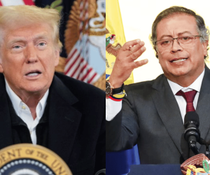 Presidentes Gustavo Petro y Donald Trump