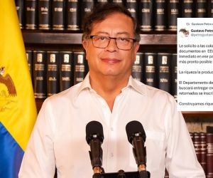 gustavo petro mediante X.