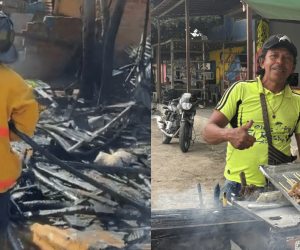 Incendio en El Poblado deja sin casa al ‘Rafael Orozco’ de Ciénaga