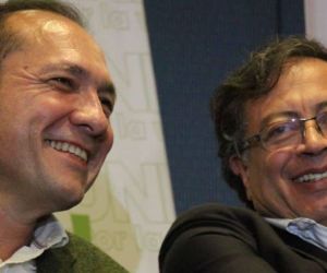 Antonio Sanguino y Gustavo Petro