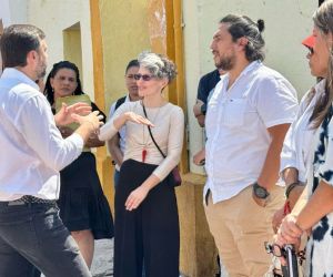 Visita en el Centro Histórico de la ciudad. 