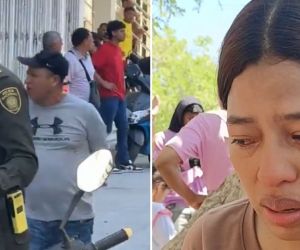 Momentos en el que el señalado es capturado y la madre de la menor dando sus declaraciones.