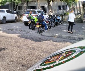 Aspecto de Medicina Legal, en Barranquilla.