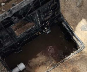Hurto de medidores de agua en el centro.