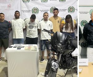Capturados por la Policía. 