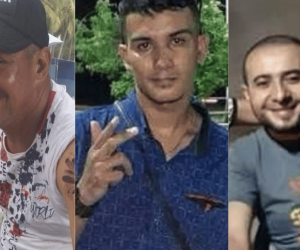 Edgar Vargas, Brayan Vargas y Hamilton Vargas.