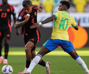 Vinicius amarga a Colombia con un gol agónico en Brasilia
