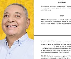 Alcalde de Cienaga. 
