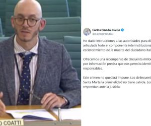 Alessandro Coatti, asesinado en Santa Marta