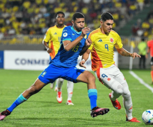 Santiago Londoño, delantero de la Selección Colombia.