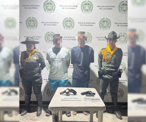 capturados por porte ilegal de armas