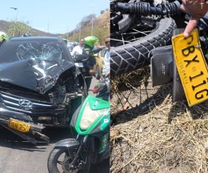 Accidente vial.