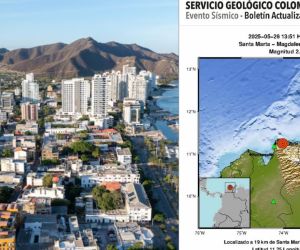 Temblor en Santa Marta
