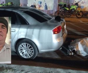 Víctima de accidente vial.