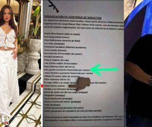 Maciel Gómez, panfleto en el que aparece su hermana y Luis Alfredo