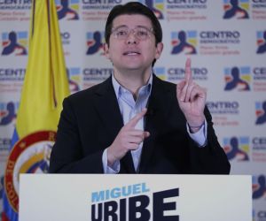 Miguel Uribe Turbay, precandidato presidencial.