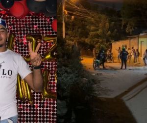 Joven herido en el barrio Oasis.