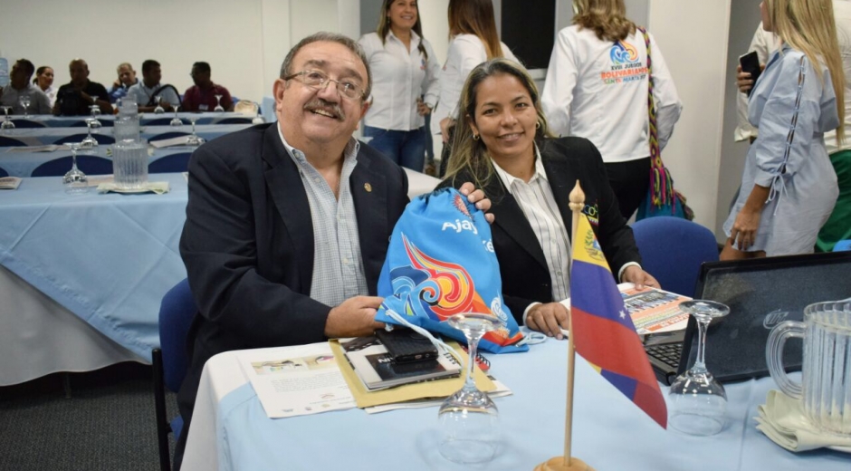 Miembros de la Misión venezolana
