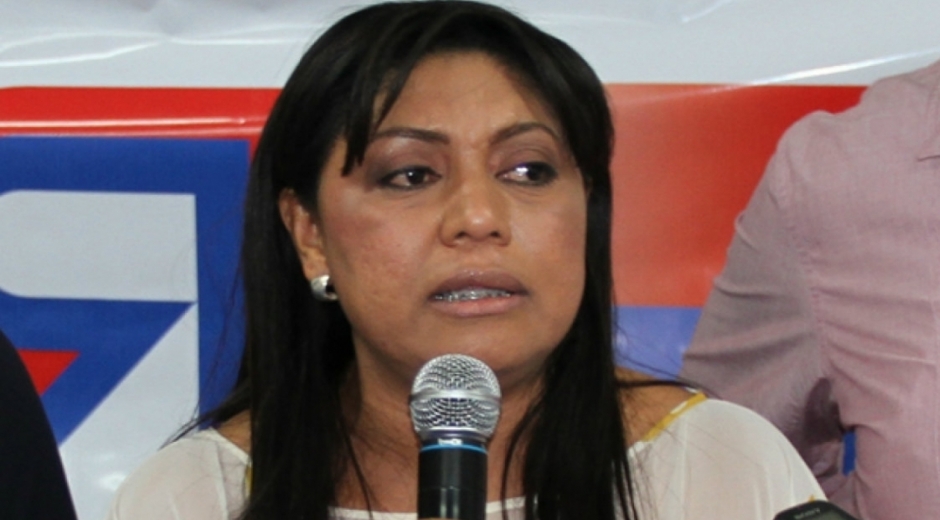 Oneida Pinto, exgobernadora de La Guajira. 