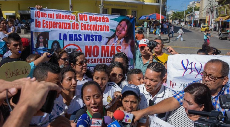 Luz Dvina Cabarcas, madre de Gabriela Romero.