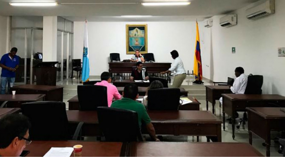 Recinto del Concejo de Santa Marta.