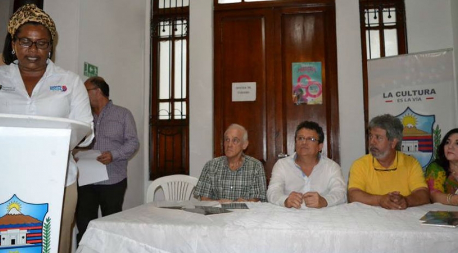 La Jefa de la Oficina de Cultura Matilde Ester Maestre fue la encargada de dar las palabras de bienvenida al evento. 