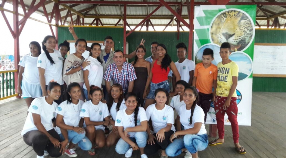 Este es el grupo de promotores ambientales que estará en capacitación