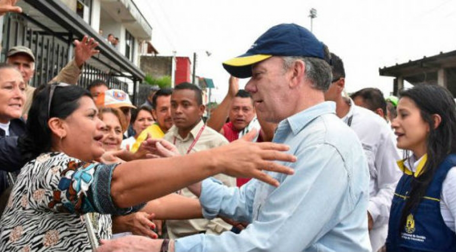 Presidente Santos en Mocoa. 