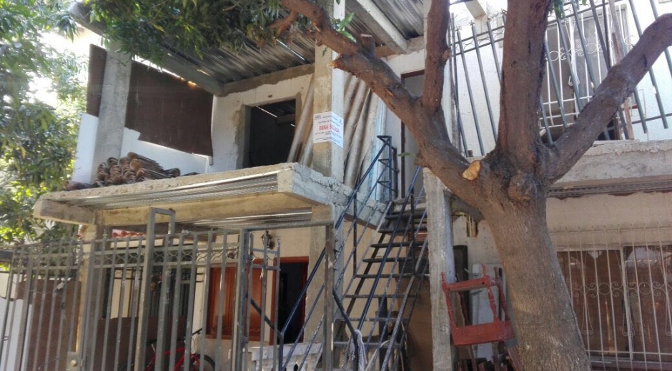 Obra que se adelanta el barrio El Reposo.