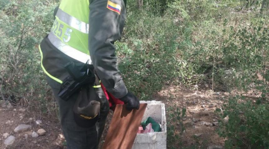 El recién nacido fue encontrado dentro de una nevera de icopor, cerca de la laguna de oxidación del municipio de Hatonuevo.