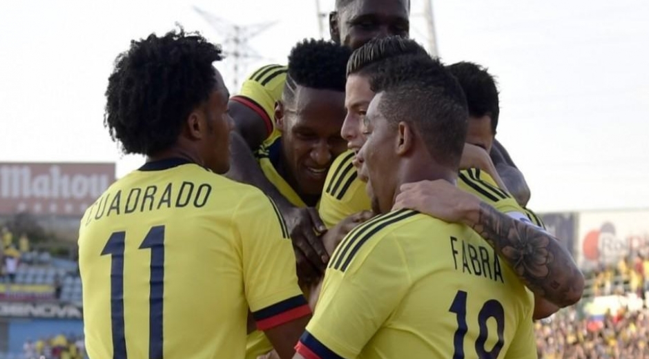 La Selección Colombia venció a Camerún en partido amistoso en España. Los goles fueron de James Rodríguez, Yerry Mina (x2) y José Heriberto Izquierdo. 