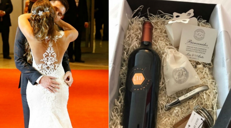 Recordatorio boda Lionel Messi.